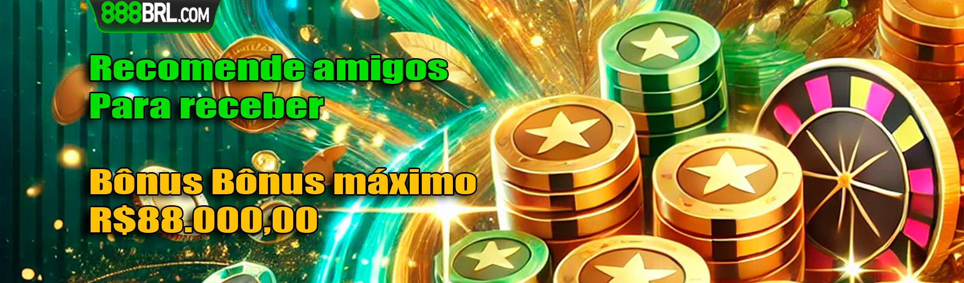 Recomende amigos Para receber bônus Bônus máximo R$88.000,00